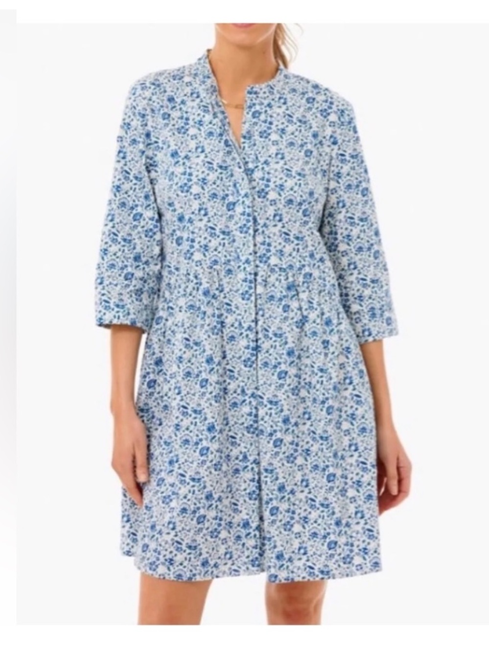 Tuckernuck Bluebell Ditsy Floral Royal Dress Size XXXL